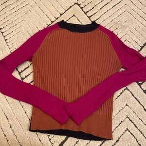 EUC rag and bone color block sweater